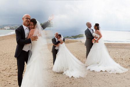 fotografo matrimonio castello santa severa