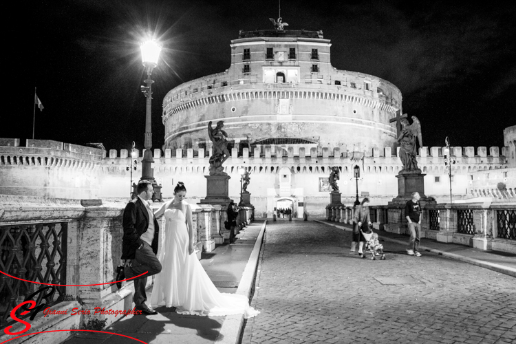 matrimonio roma di notte