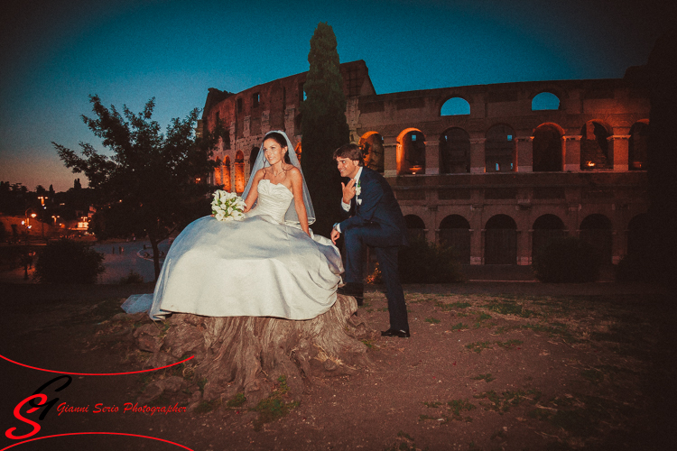 matrimonio di notte a roma