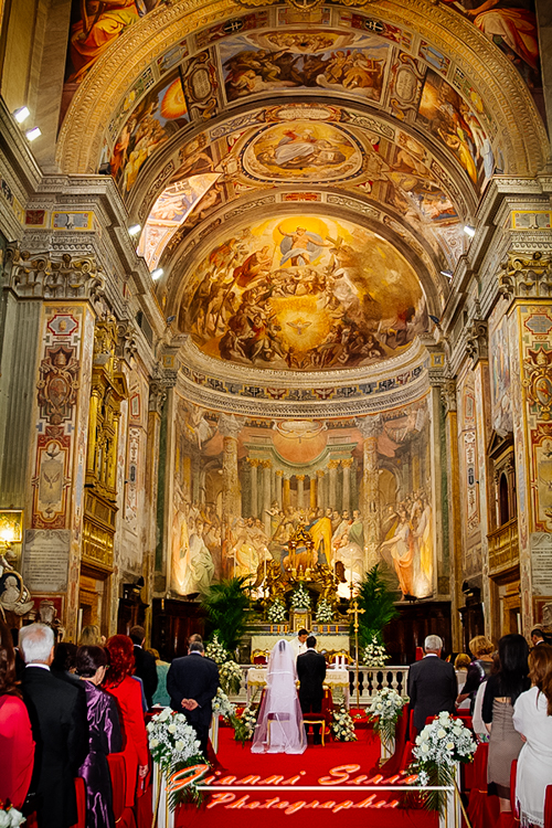 Fotografo matrimonio Chiesa di Santo Spirito in Sassia  Roma