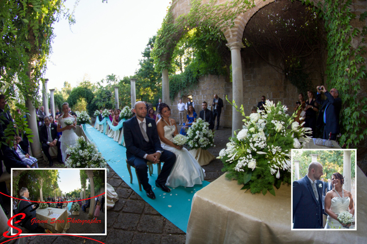 matrimonio civile in villa all'aperto