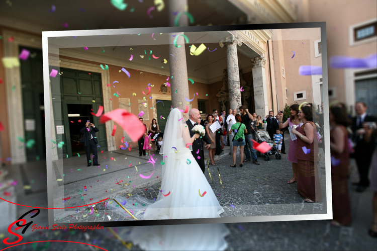 servizi fotografici di matrimonio roma chiesa santa cecilia in trastevere