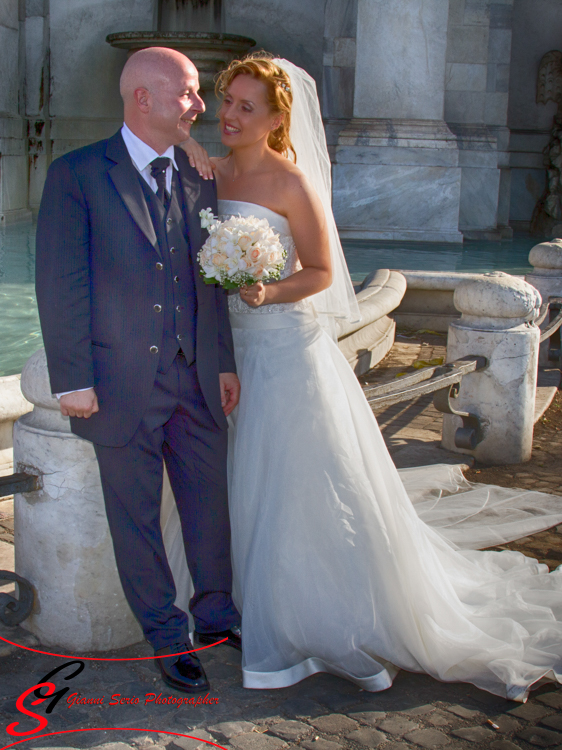 Fotografo matrimonio Chiesa Santa Cecilia in Trastevere