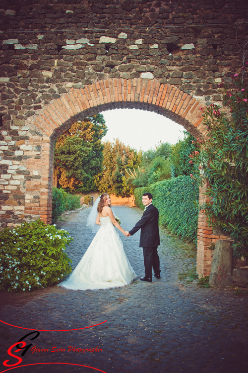 fotografo di matrimonio a cecilia metella appia antica