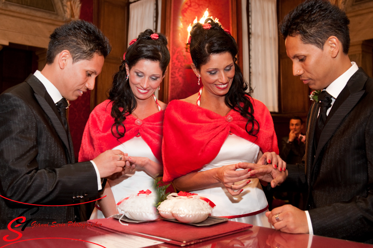 video e foto di matrimonio alla sala rossa del campidoglio