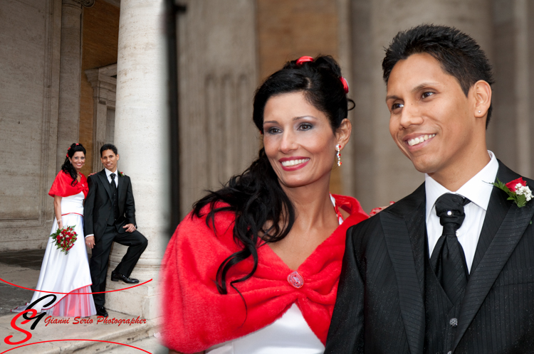 servizio fotografico matrimonio rito civile sala rossa campidoglio roma