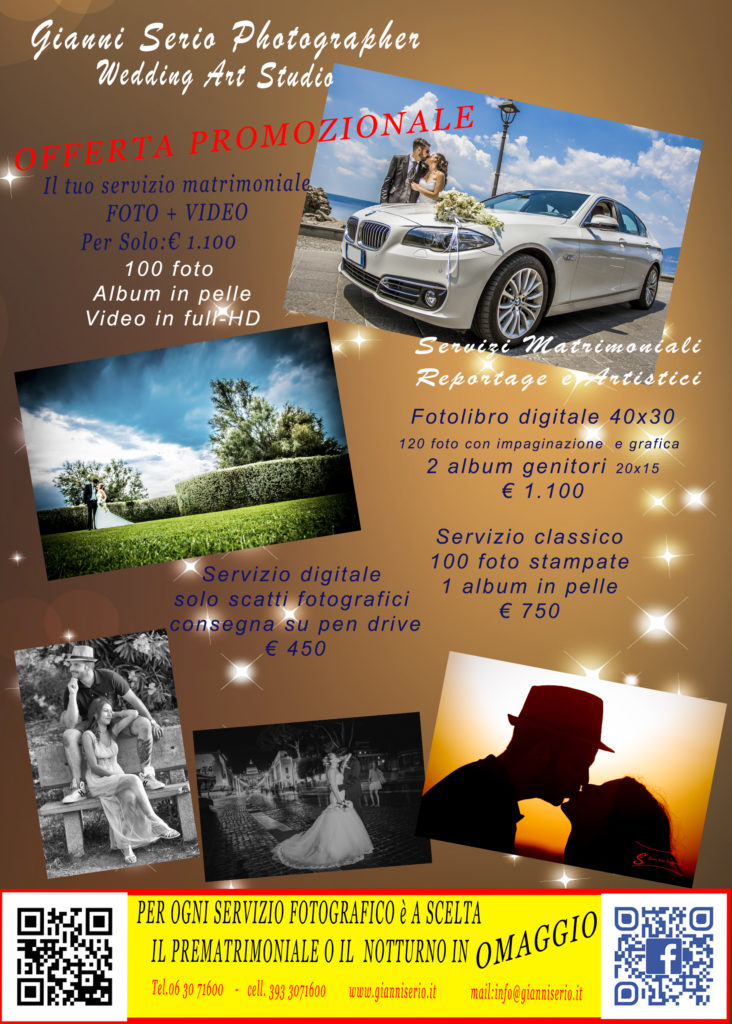 costo fotografo matrimonio fiera roma sposa offerte 